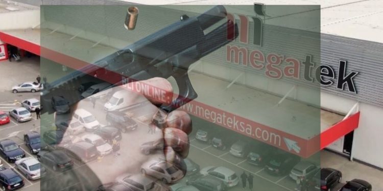 Të shtëna pranë mbikalimit të Rinasit, një person i plagosur në Megatek