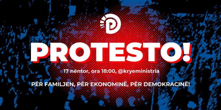 Opozita zbret në bulevard: Sot në 18:00 nisin protestat para Kryeministrisë me moto: beteja për familjen, ekonominë dhe demokracinë
