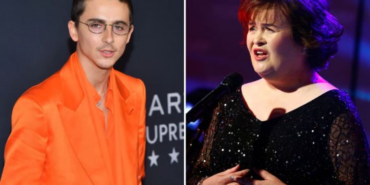 Timothée Chalamet: “Susan Boyle është heroina ime”