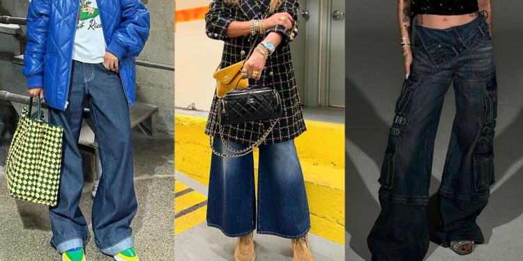 Xhinse të gjera, stili i relaksuar që sundon modën – edhe gjatë festave