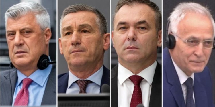 Prokuroria në Hagë kërkon 45 vjet burg për Hashim Thaçin dhe tre ish-krerët e UÇK-së