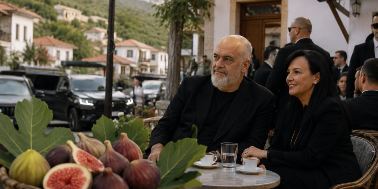 “Luftë” në Vuno të Himarës: Arjan Konomi me fiq, Edi & Linda Rama me bodiguard