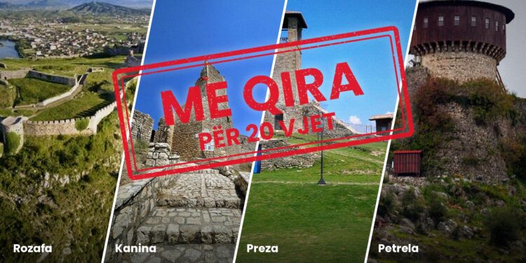 Kalatë e “Skёnderbeut” po jepen me qira për 20 vjet